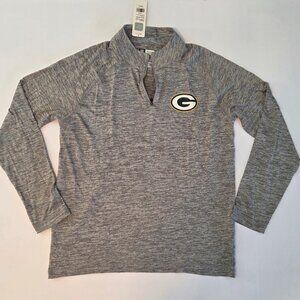 NWT - Green Bay Packers NFL Team Apparel Quarter-Zip Pullover – Men’s Large